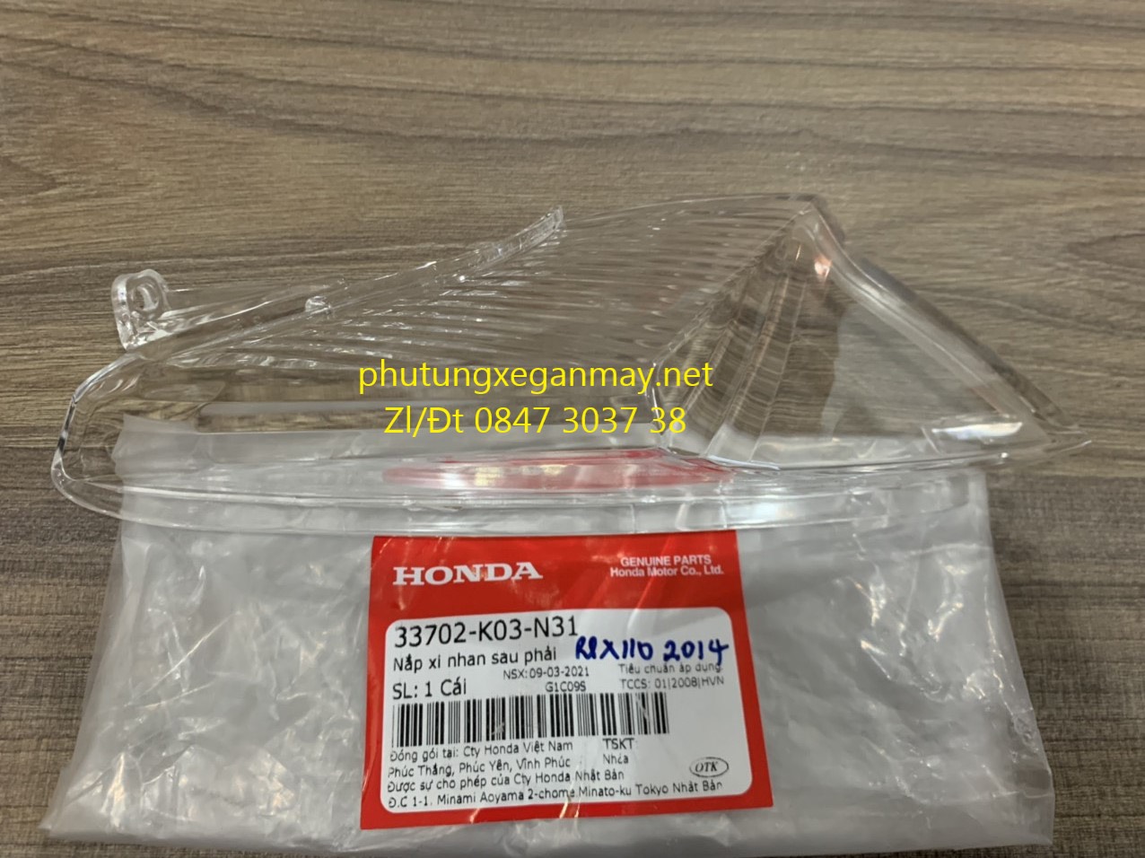 Chụp Xi Nhan Sau Phải RSX 110 2014  Hãng Honda 